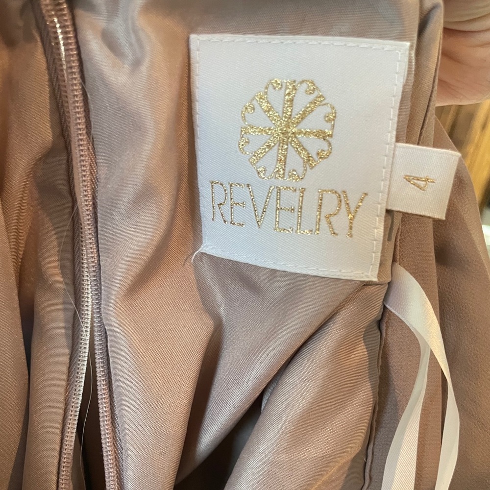 REVELRY blush bridesmaid skirt